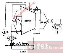 XTR101热敏电阻输入电路图