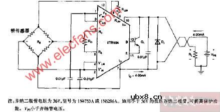 传感器过压浪涌保护电路图