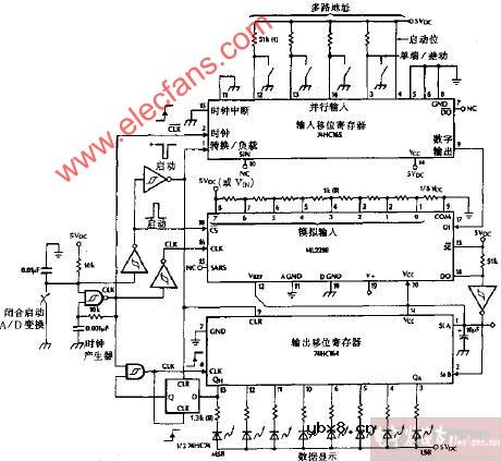 ML2288与传感器独立电路图