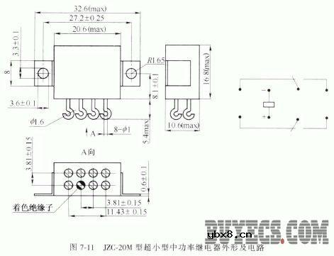 小型中功率密封直流电磁继电器