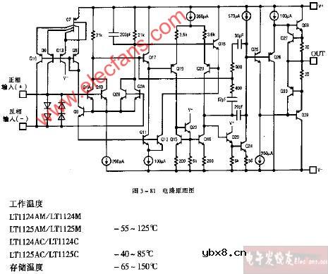 LT1124 LT1125电路原理电路图