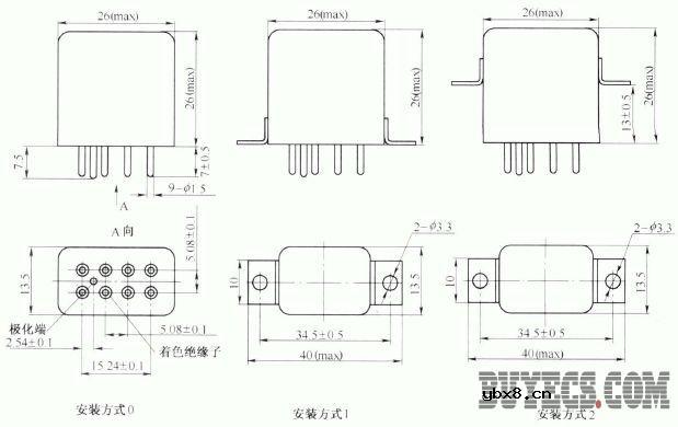 小型强功率密封直流电磁继电器