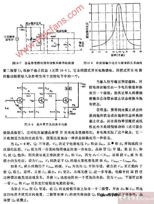 选频式晶体管开关电路图