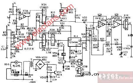 鲁斌牌全自动豆浆机电路图