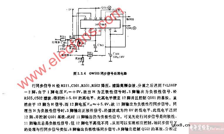 GW500同步信号处理电路图