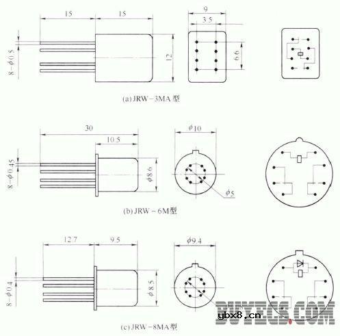 超小型弱功率密封直流电磁继电器
