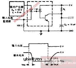 HCPL2530 HCPL2531开关测试电路和波形电路图