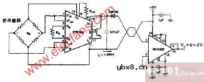 桥传感器发送、接收电路图