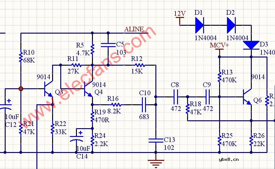 电话机的消回音电路及放大电路