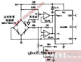 载重测力传感电路图