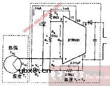 XTR101热电偶输入电路图
