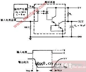 HCPL2730 HCPL2731开关特性测试电路和波形电路