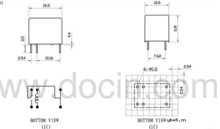 hk4100f继电器引脚图及工作原理详解