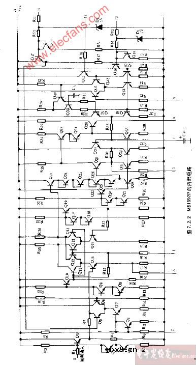 M512392P的内部电路图
