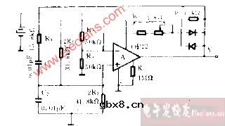 简单文氏电桥震荡电路图