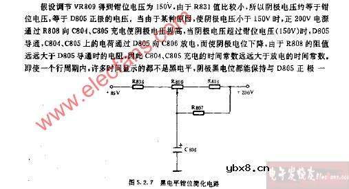 黑电平钳简化电路图