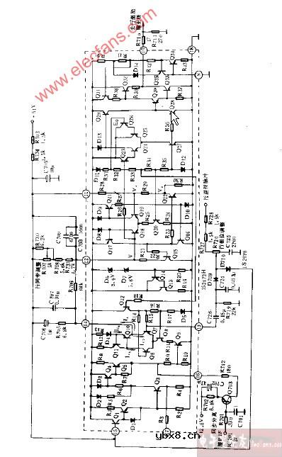 HA11235行扫描部分内部等效电路和典型外围电路图