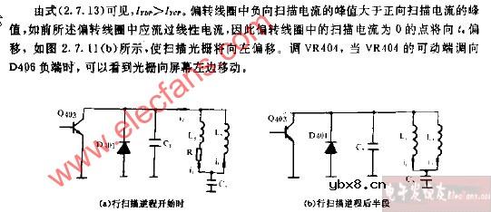 VR404调至D405正端时简化电路图