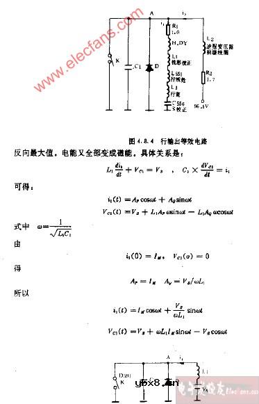 行输出等效电路图