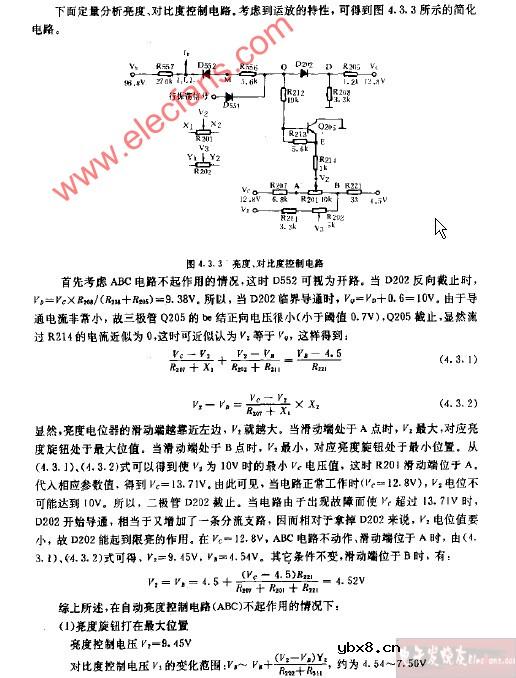 亮度、对比度控制电路图