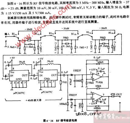RF信号检波电路图