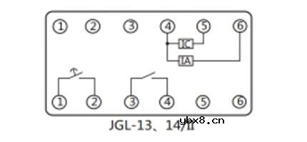 过流继电器接线图