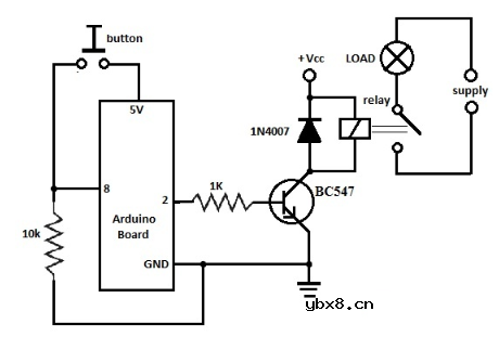 Arduino继电器的基本概念、应用电路及接线图