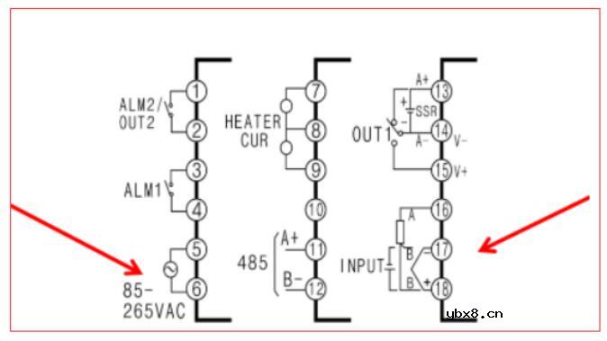 固态继电器和温控仪怎么接线