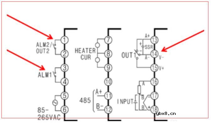 固态继电器和温控仪怎么接线