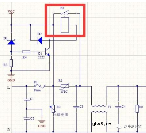 大功率开关电源输入端的继电器它有什么用呢？