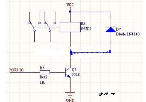 继电器线圈并联二极管的作用