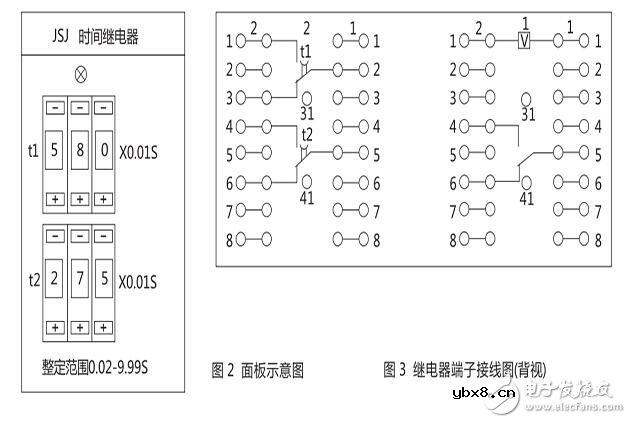 断电延时继电器接线图_断电延时继电器接法