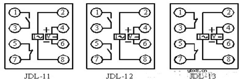 电流继电器接线图_电流继电器符号