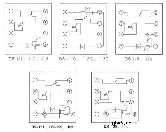 DS-100系列时间继电器结构和用途