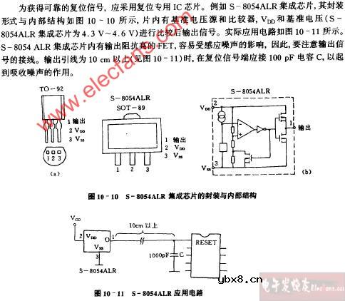 S-854ALR集成芯片的封装与内部结构电路图