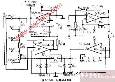 DT890B型电容测量电路图