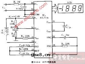 DT890、DT890A型AD转换电路图