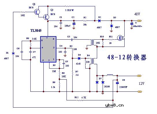 12v转换器电路图