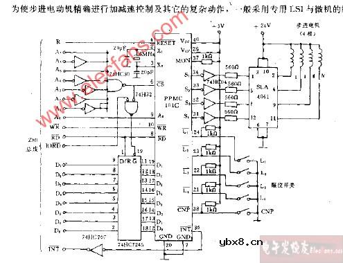 步进电动机的微机控制电路图
