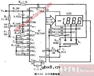 DT810型AD转换电路图