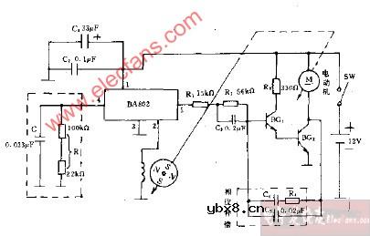 采用EA802的电动机控制电路图