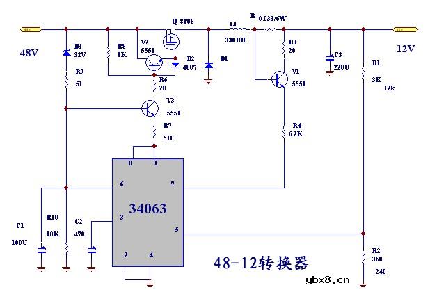 12v转换器电路图