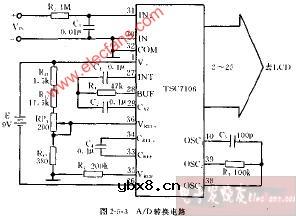 DT830A,CM3900,DT840型AD转换电路图