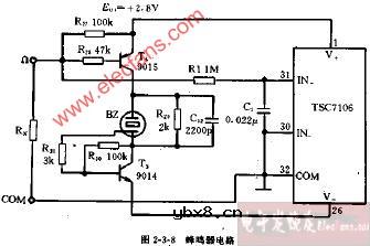 DT810型蜂鸣器电路图