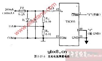 DT860B型直流电流测量电路图