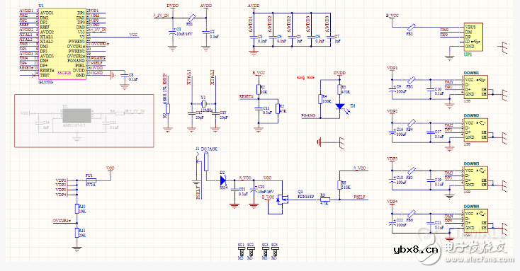 usb hub芯片GL850G详解