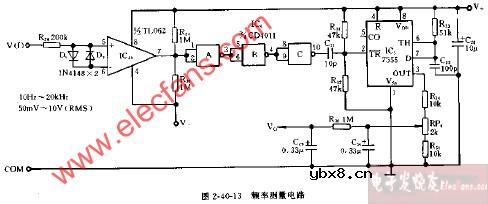DT930F型频率测量电路图