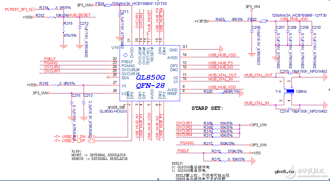 usb hub芯片GL850G详解
