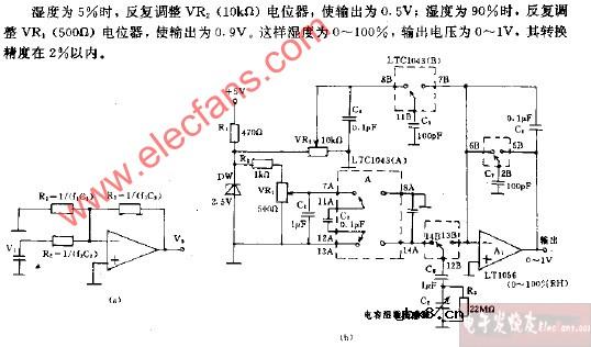 温度、电压转换电路图