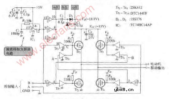 设计的电动机控制电路图
